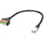 Adaptador de cable ROLINE RJ45 ST - Push-Terminalblock - adaptador - red (12.02.1171)