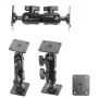 Kit de montaje Brodit 202016 negro aluminio plástico