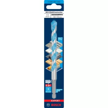 Broca Bosch Expert HEX-9 Multi Construction Ø11 mm, mango hexagonal