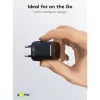 Cargador para dispositivos móviles Goobay 65403 universal negro carga rápida AC