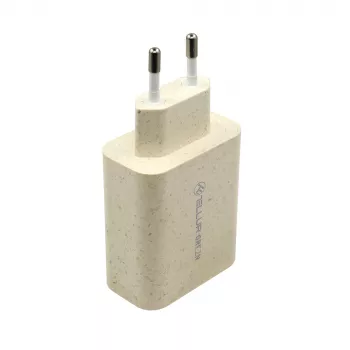 Cargador Tellur TLL151321 Type-C PD20W USB QC3.0, carga rápida 20W PD y QC3.0