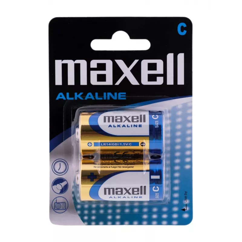 Maxell LR14 (C) pila alcalina, 2 uds.