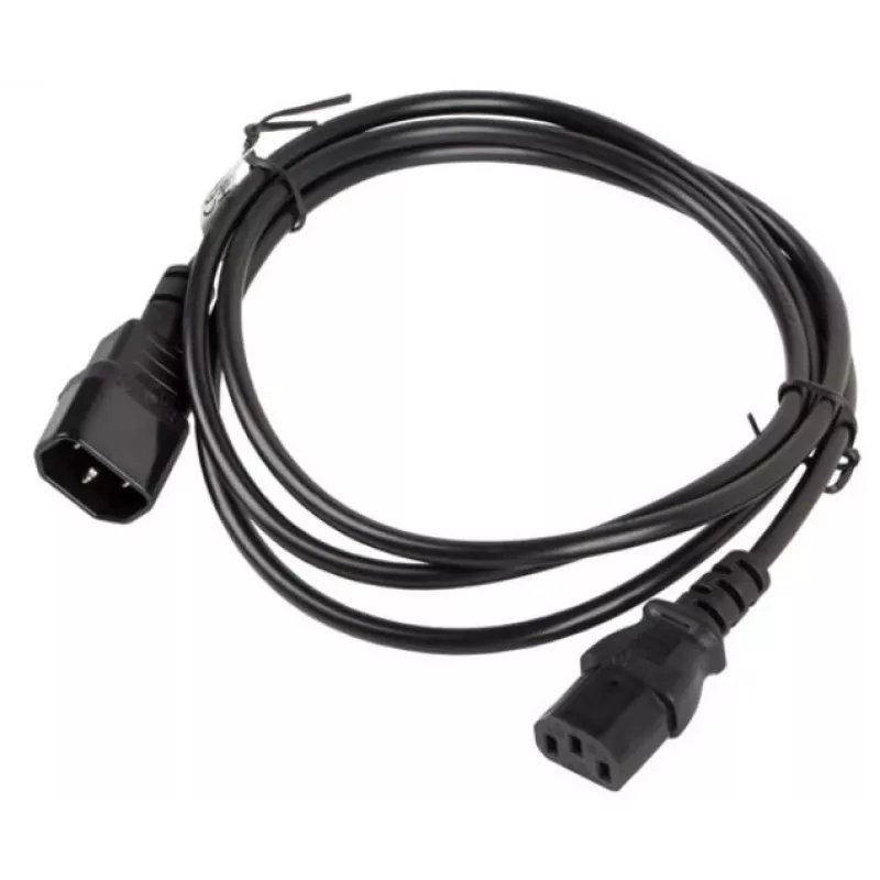 Cable de alimentación Lanberg CA-C13E-10CC-0018-BK negro 1,8 m
