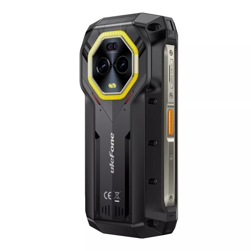 Ulefone Armor Mini 20 smartphone, 4,7 pulgadas, Helio G99, 8GB RAM, 256GB, 6200 mAh, Android 14, negro