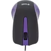 Ratón USB con cable, 3 botones, superficie engomada