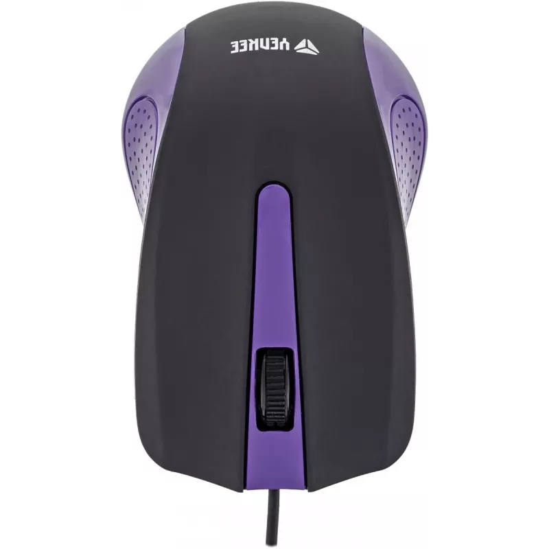 Ratón USB con cable, 3 botones, superficie engomada
