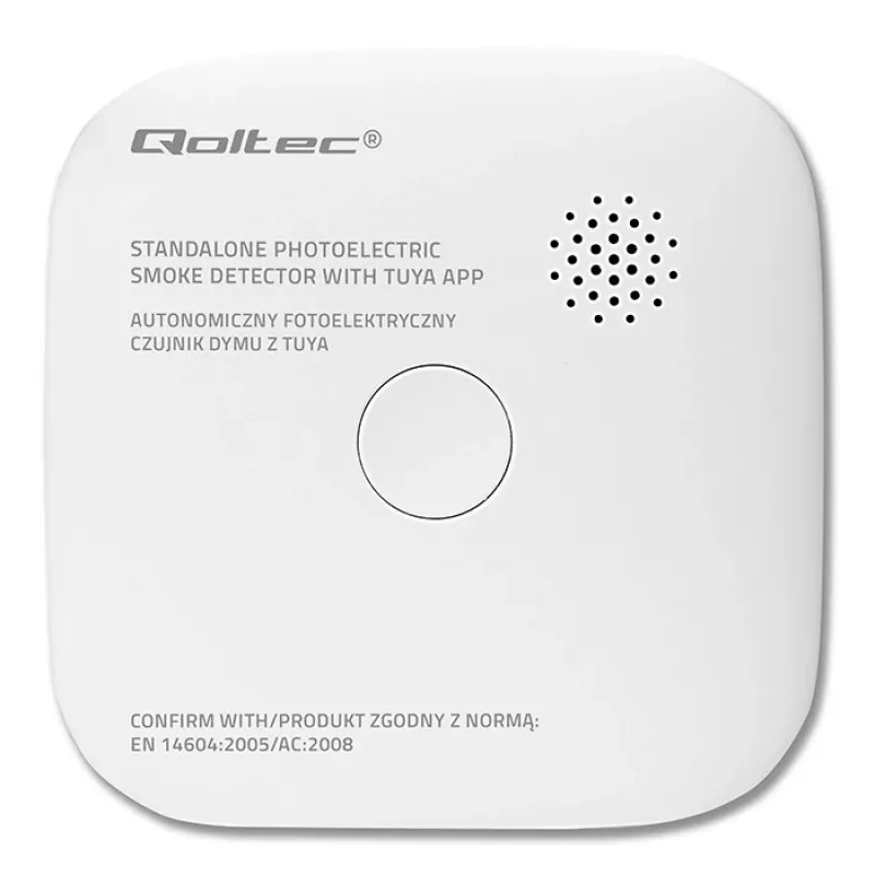 Detector de humo con batería Tuya WiFi LED
