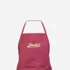 Delantal de cocina Berkel DV7700 unisex rojo algodón