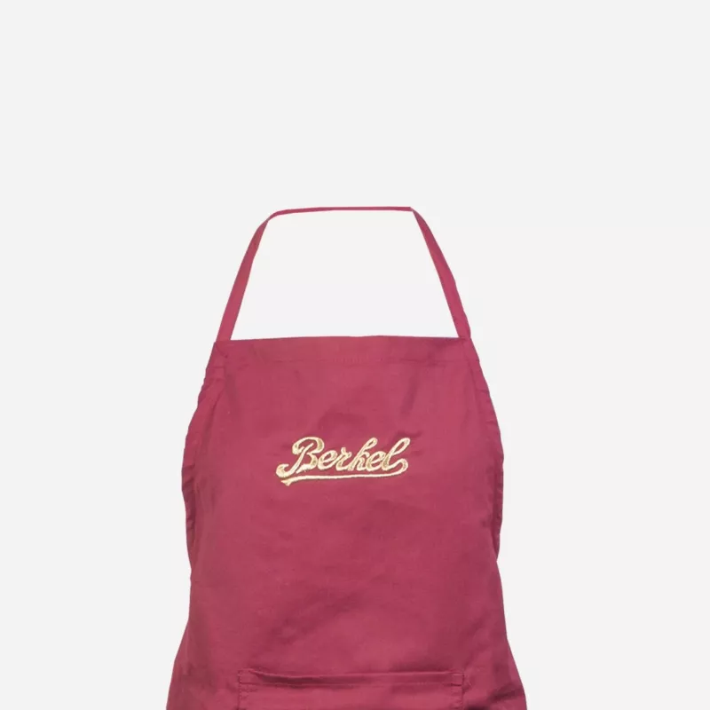 Delantal de cocina Berkel DV7700 unisex rojo algodón