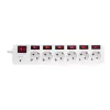 Regleta de alimentación LogiLink LPS250 1,5 m 6 tomas AC interior blanco
