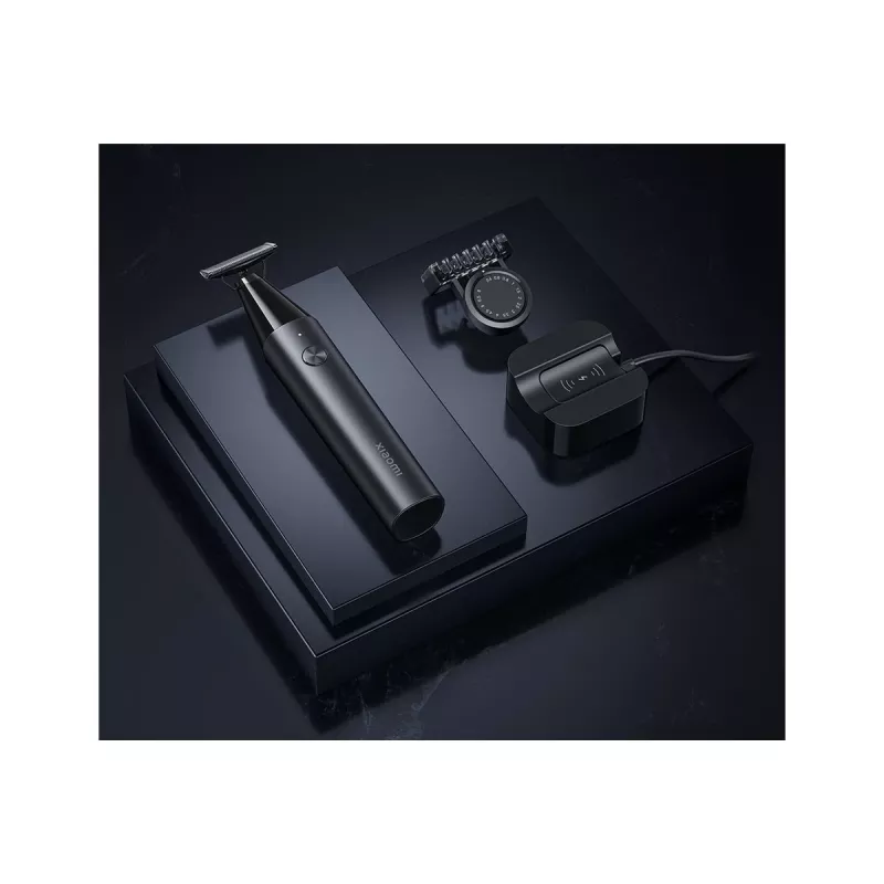 Cortapelos Xiaomi BHR7052EU — recargable negro, 14 ajustes de longitud, uso en todo el cuerpo, resistente al agua IPX7