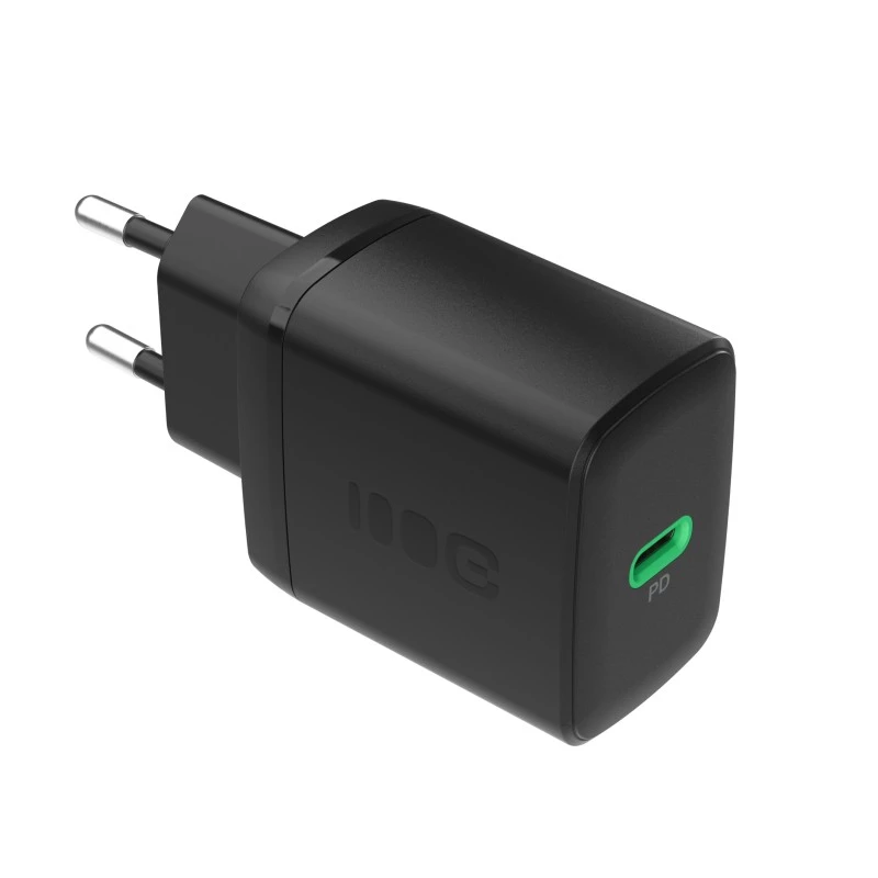 Fuente de alimentación Green Cell PowerSource Solo30 30W negra — cargador USB-C de un solo puerto