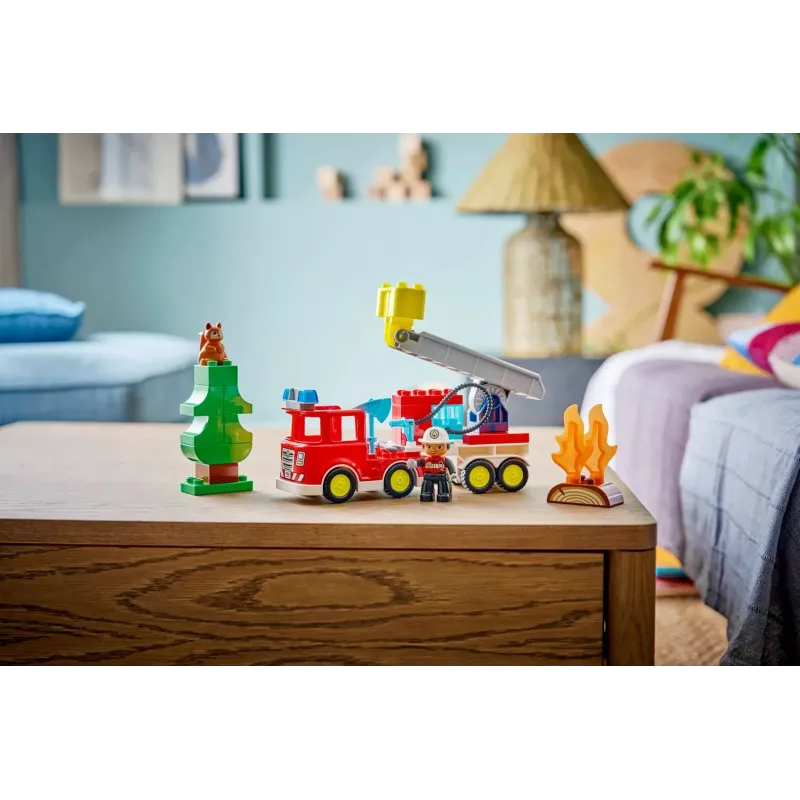 LEGO DUPLO 10473 Camión de bomberos con manguera y bombero