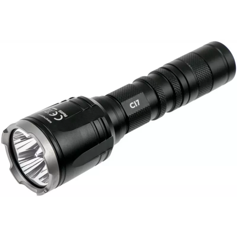 Linterna de mano Nitecore CI7 — 4 LEDs, 2500 lúmenes, 130 h de autonomía, 148,2 mm, 158 g, negra