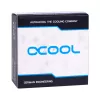 Alphacool ES D-Plug 20 mm de G1/4 macho a G1/4 macho, Deep Black