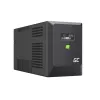 Sistema de alimentación ininterrumpida SAI Line-Interactive Green Cell 1,5 kVA / 1050 W, 5 salidas AC, onda sinusoidal pura, AVR, USB, torre, negro