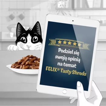 FELIX Tasty Shreds con ternera y pollo - 4x 80g