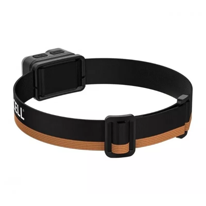 Linterna frontal Duracell DH500R negra, naranja