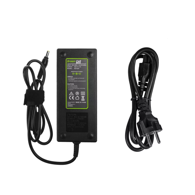 Adaptador Green Cell AD102P universal 135 W, 19 V, 7,1 A, negro, para portátiles