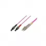Cable de red de fibra óptica, 50/125 µm, fibra OM4, 2x conector ST/conector LC dúplex, turquesa, 10,0 m (39885410)