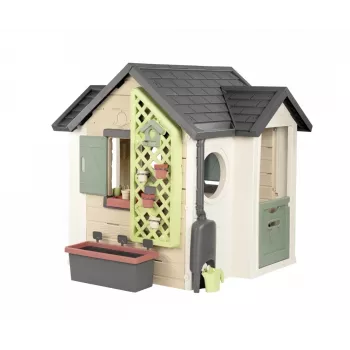 Casita de juego SMOBY 810408 casita de jardín independiente para niños a partir de 2 años multicolor con 1 puerta