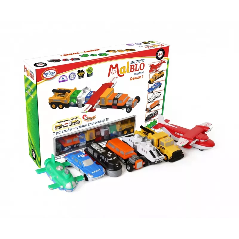 Set de vehículos Popular Playthings Magnetic Mix or Match