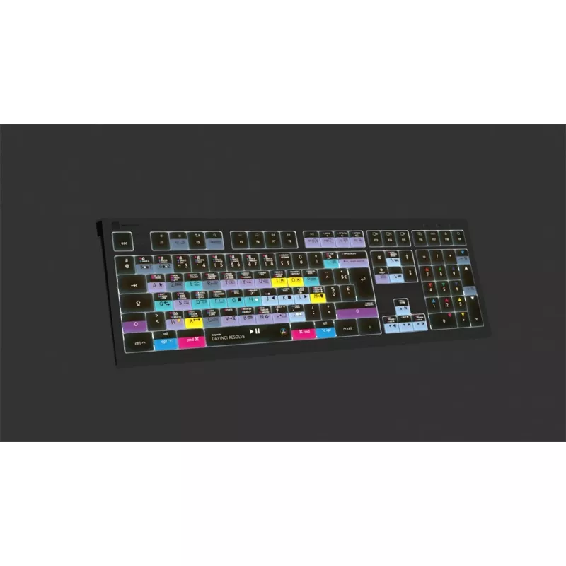 Teclado Logickeyboard ASTRA 2 USB AZERTY English negro (LKB-RESB-A2M-FR)