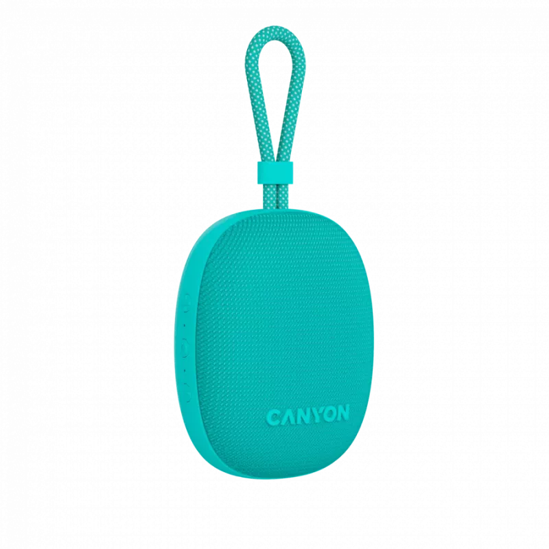 Canyon OnMove 12 - Altavoz portátil Bluetooth v5.3 - 5W - TWS - IPX7 - 12 horas - carga USB-C