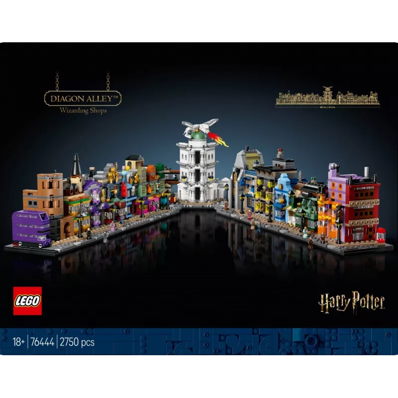 LEGO HARRY POTTER 76444 Tiendas mágicas del callejón Diagon