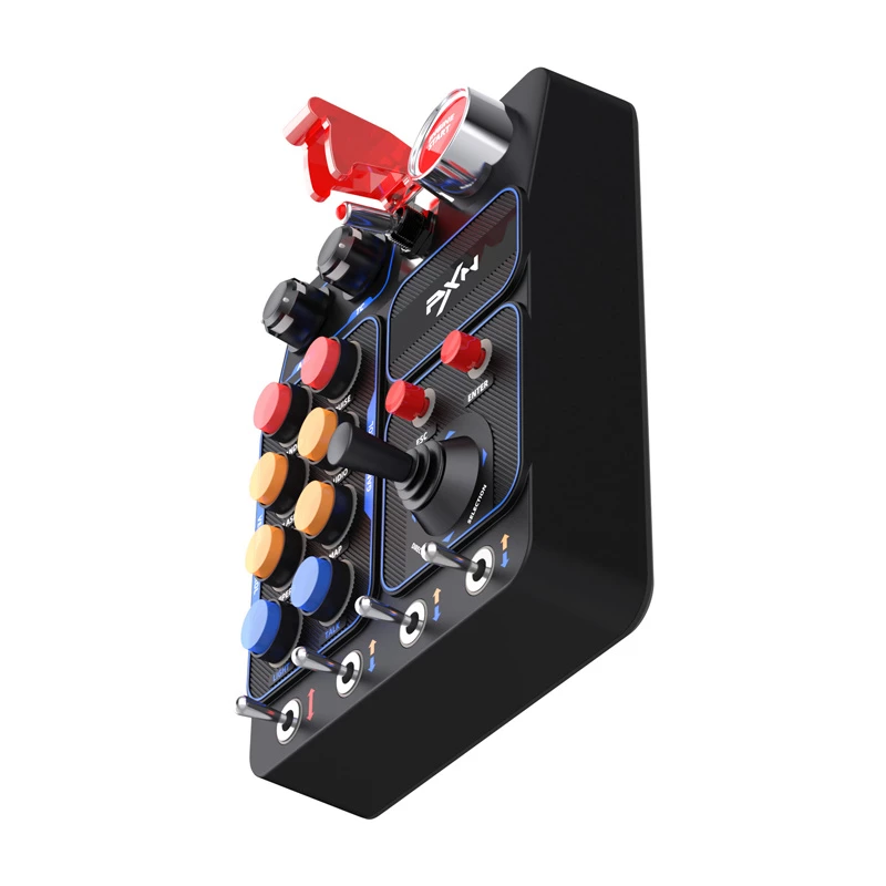 Caja de control panel de botones PXN PXN-CB1 para Simracing — panel de interruptores externo con varios botones