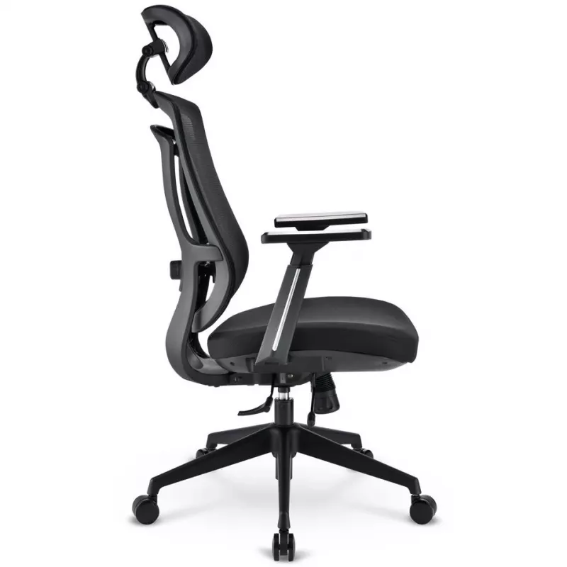 Silla de oficina Sharkoon OfficePal C20 asiento acolchado respaldo de malla negro