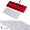 GB870 MaxiClean Set de fregona plana con cubo de limpieza 2 en 1 5,7L set de fregona suelo sistema de limpieza limpiador cabezal giratorio 360°