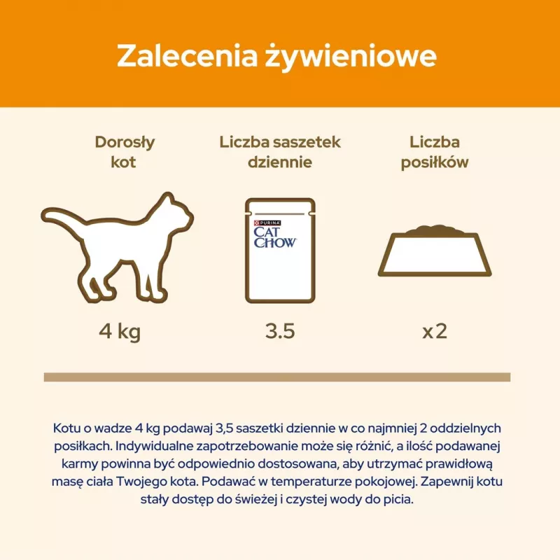Purina Cat Chow comida húmeda para gatos con pollo y calabacín, 10 x 85 g