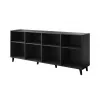 Cómoda Cama Meble ETNA 2000×420×820 mm, negro mate, aglomerado