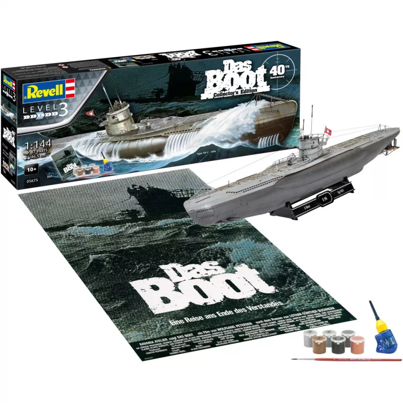 Maqueta a escala Revell DAS BOOT estuche regalo 40.º aniversario