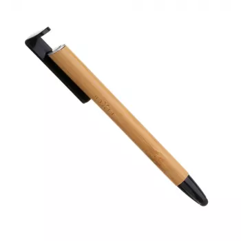 Bolígrafo con stylus y soporte FIXED FIXPEN-BA Bamboo — bolígrafo 3 en 1, stylus táctil y soporte de mesa integrado