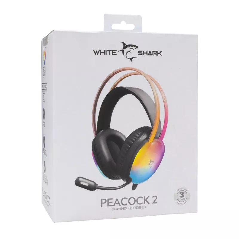 Auriculares White Shark GH-2444 Peacock-2 negro