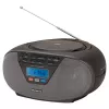 Microcadena de audio Aiwa BBTU-400BK, reproductor CD/MP3/FM-PLL/BT (Negro)