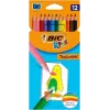 Lápices de colores BIC TROPICOLORS 12 colores 022503