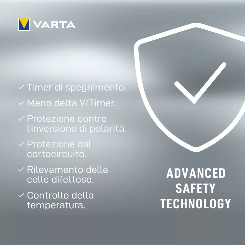 Cargador de baterías Varta 57687 pila doméstica AC
