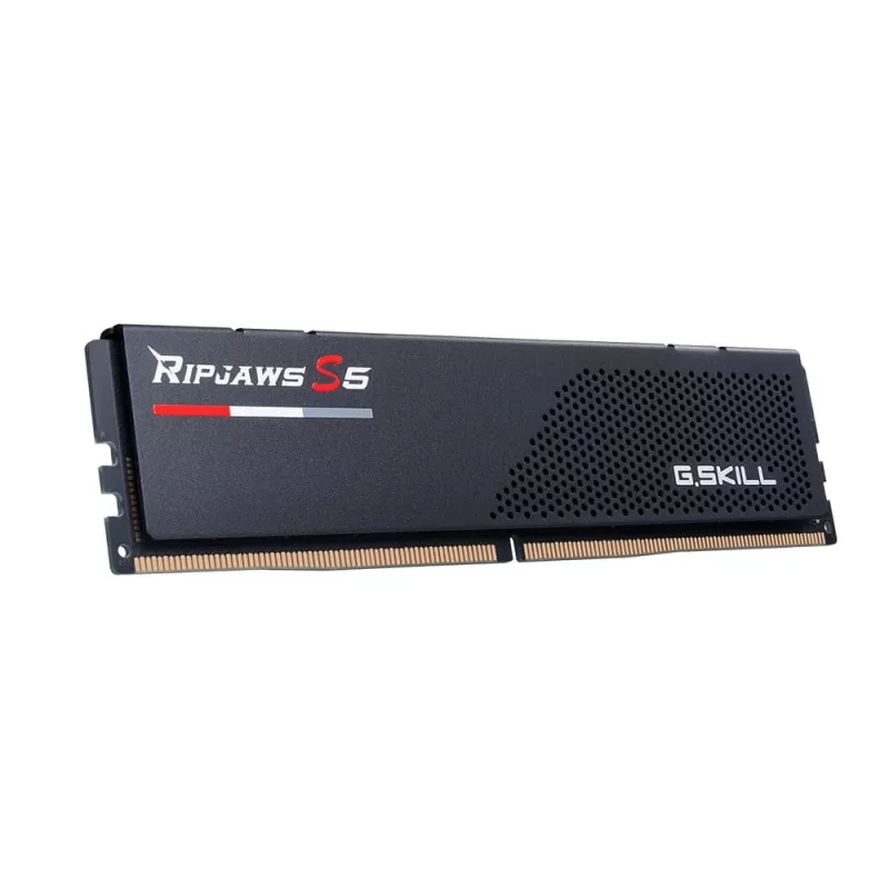 DIMM 32 GB DDR5-6000 (2x 16 GB) Dual-Kit, memoria RAM negra, F5-6000J3238F16GX2-RS5K, Ripjaws S5, INTEL XMP