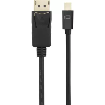 Renkforce Cable de conexión Mini-DisplayPort / DisplayPort 3,00 m RF-4538178 contactos dorados negro [1x conector macho Mini-DisplayPort - 1x conector macho DisplayPort] (RF-4538178)