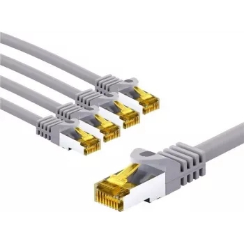 Cable de red Ethernet Wentronic 69497 gris