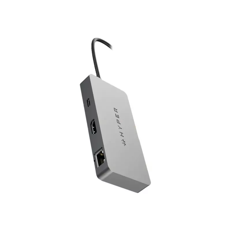 HYPER HDMB2 Hub de interfaz USB 3.2 Gen 1 (3.1 Gen 1) Type-C 5000 Mbit/s acero inoxidable