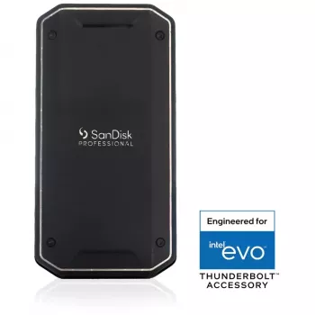 SANDISK Professional Pro G40 1TB SSD Externo Thunderbolt 3 40Gbps USB-C 10Gbps Ultra-resistente IP68 resistencia al polvo/agua