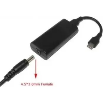 CoreParts MBXUSBC-CO0006 Adaptador de cable 4,5*3,0 USB C negro