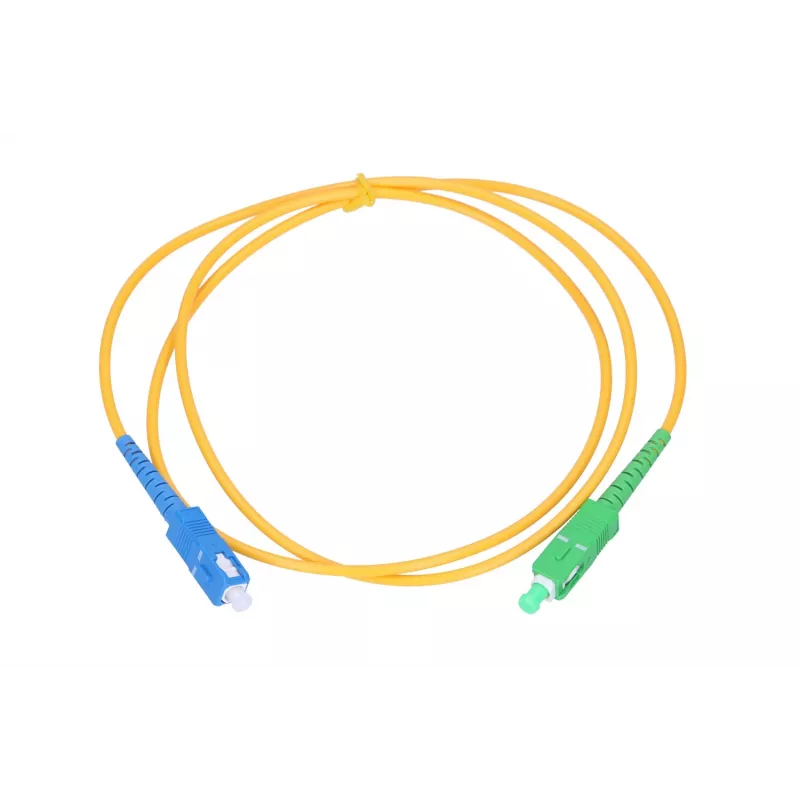Cable de red Extralink Patchcord SC/APC-SC/UPC Monomodo G652D 1m