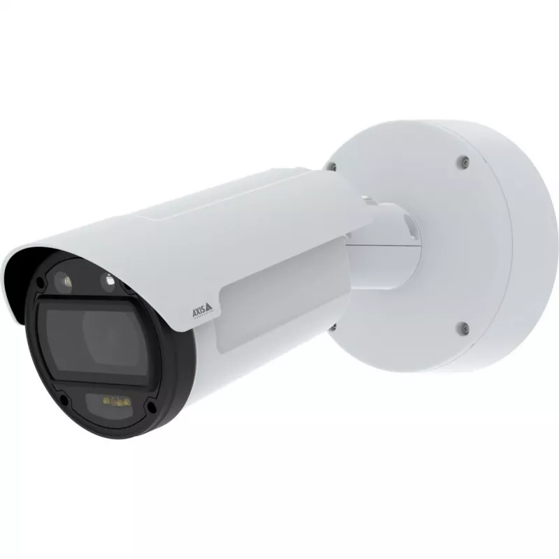 Cámara IP de vigilancia Axis Q1808-LE uso en exterior 3712 x 2784 píxeles con cable pared negro blanco