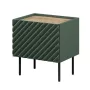 Cama Meble ONDA 301462 mesita de noche, juego de 2 uds., 50×40×54 cm, verde