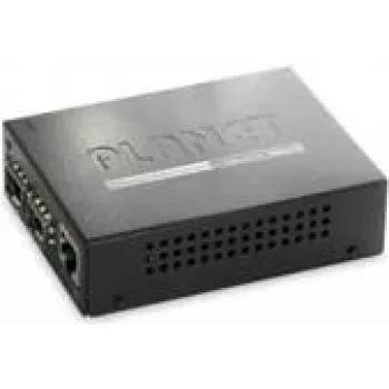 Convertidor de medios de red PLANET FT-1205A 200 Mbit/s negro